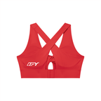 Elevate Your Workout with Our Women's Twist Front Sports Bra