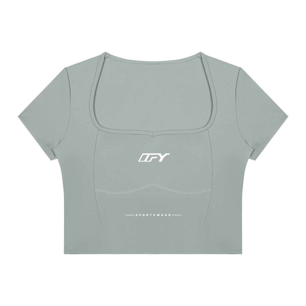 Square-Neck Yoga T-Shirt