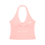 Women’s Ruched Halter Yoga Tank Top