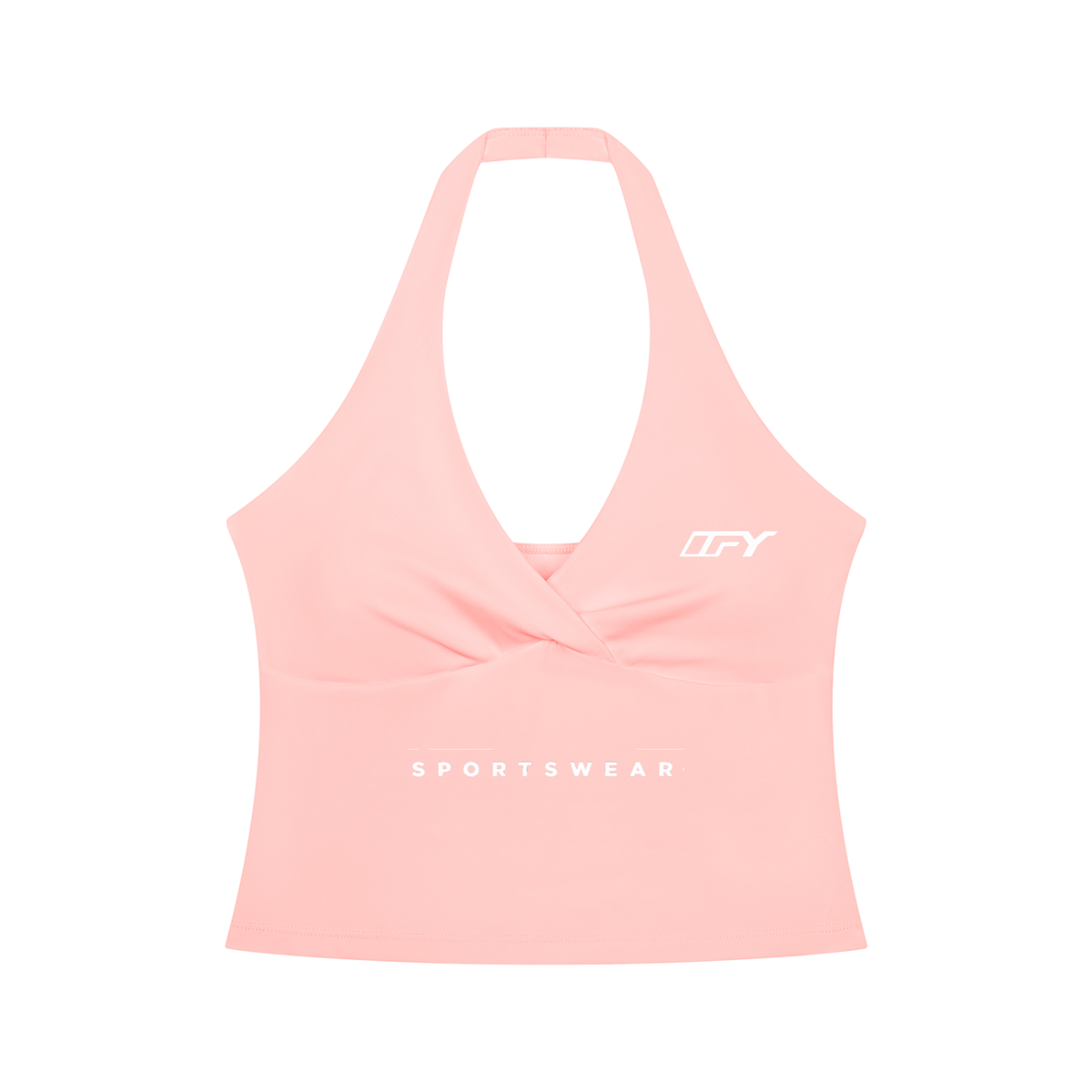 Women’s Ruched Halter Yoga Tank Top