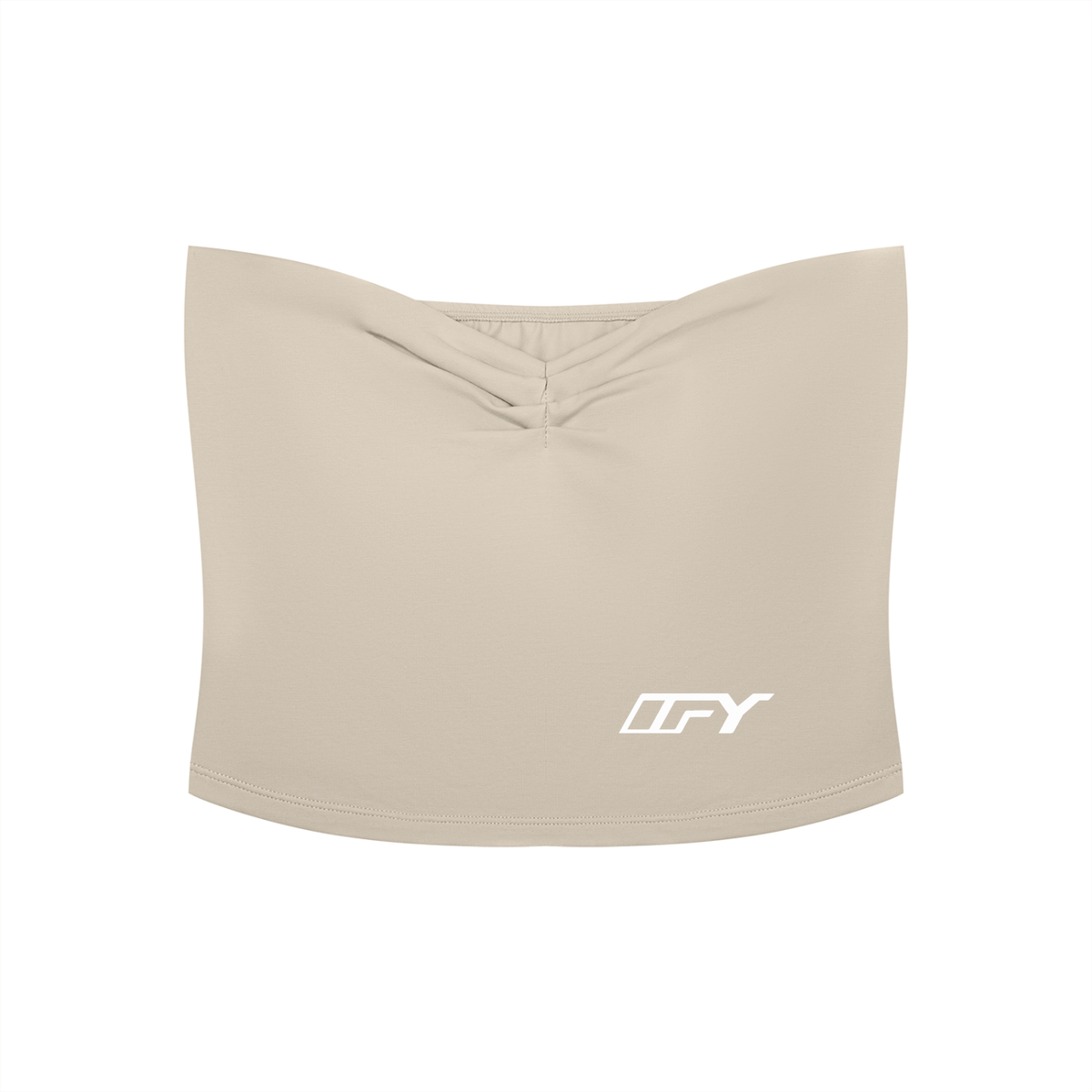 Women's Ruched Cropped Tube Top