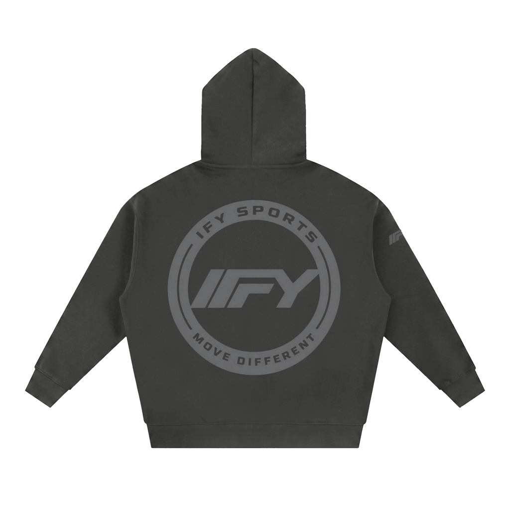 Essential Oversized Fleece Zip Hoodie