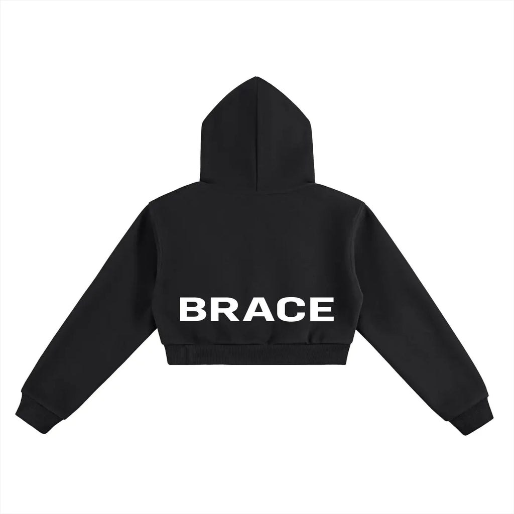 Cropped Hoodie - Essential Gym Hoodie | BRACE