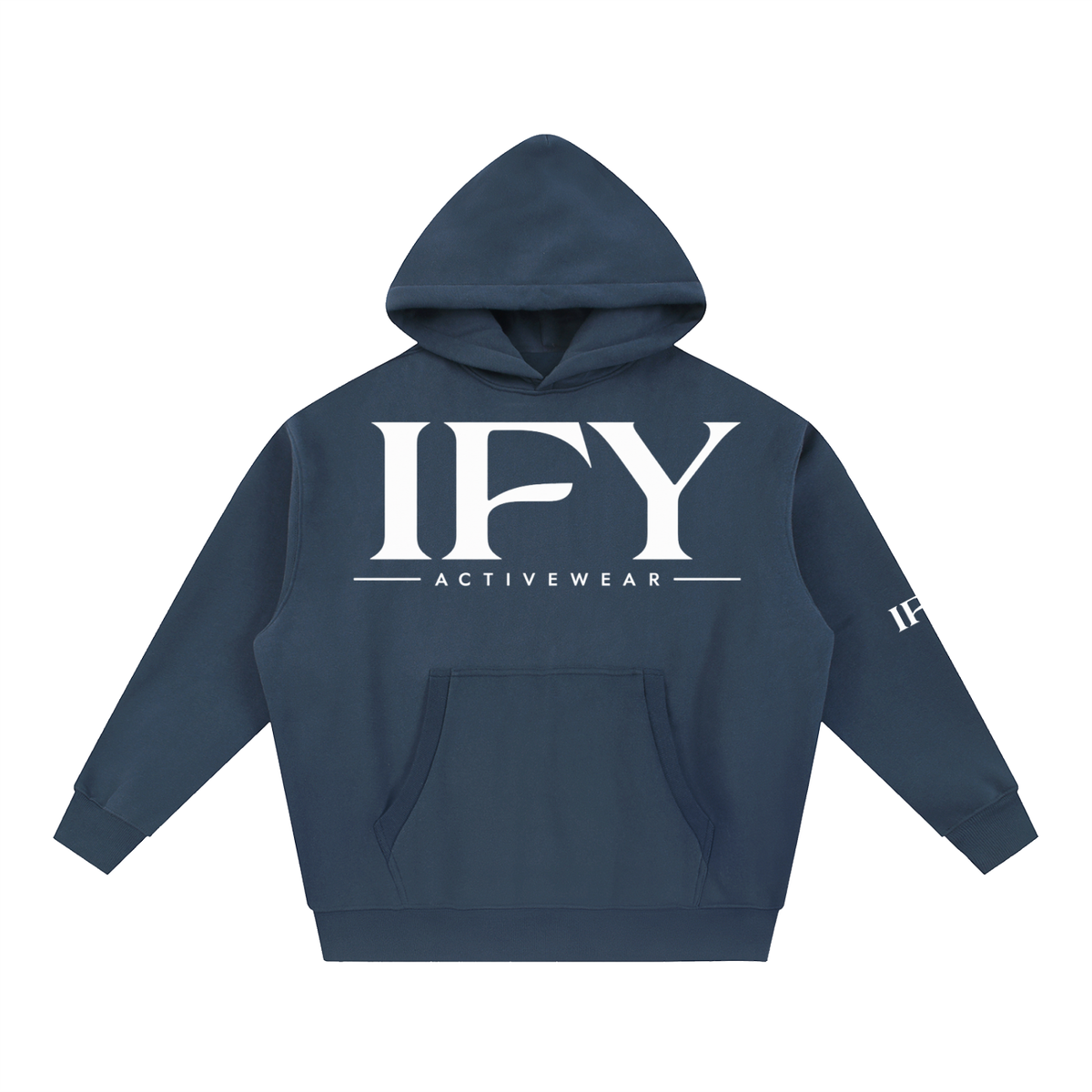 Essential Oversized Boxy Fit Fleece Hoodie