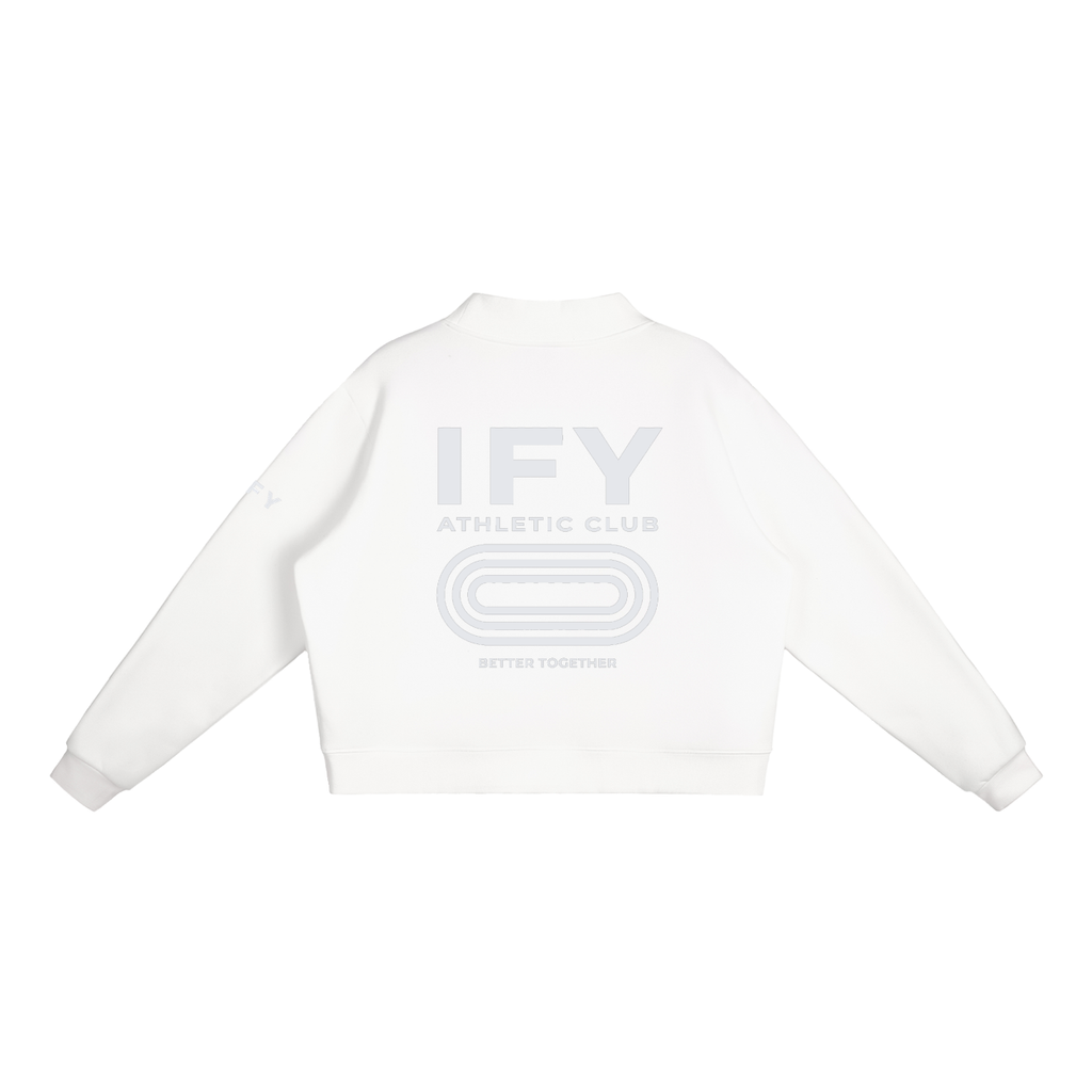 Mock-Neck Crew Sweatshirt