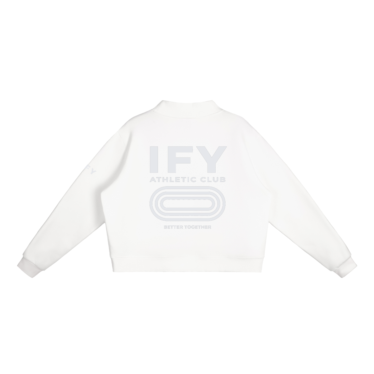 Mock-Neck Crew Sweatshirt
