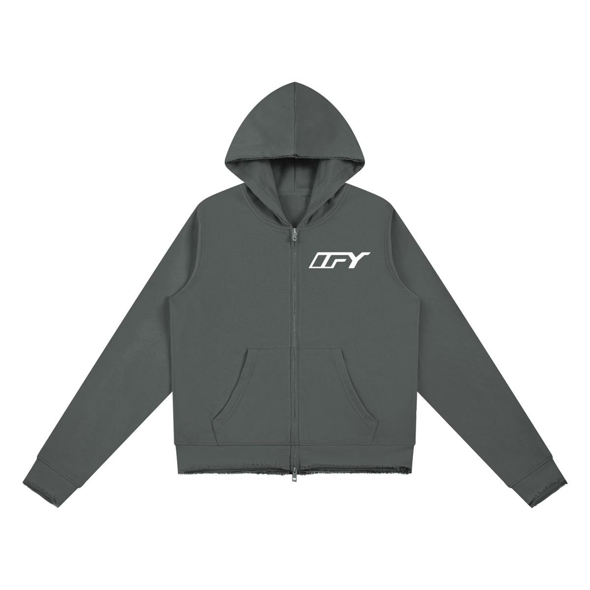 Women’s Raw Edge Full Zip Hoodie
