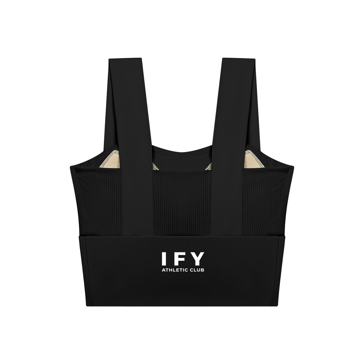 Square-Neck Yoga Crop Tank