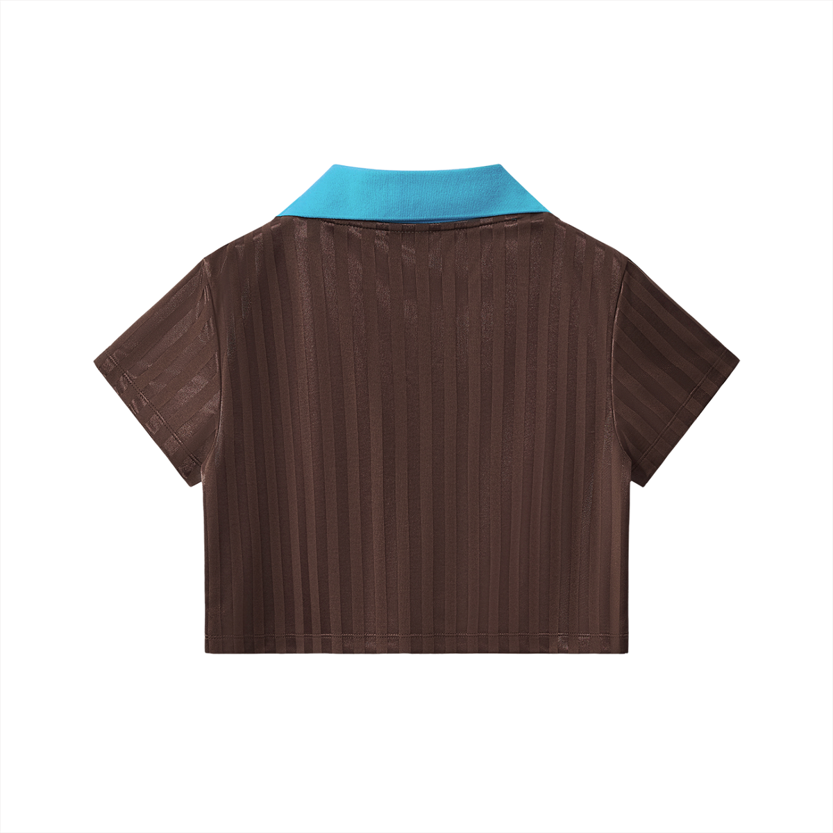 Elevate Your Style with Our Cropped Jersey with Contrast Collar