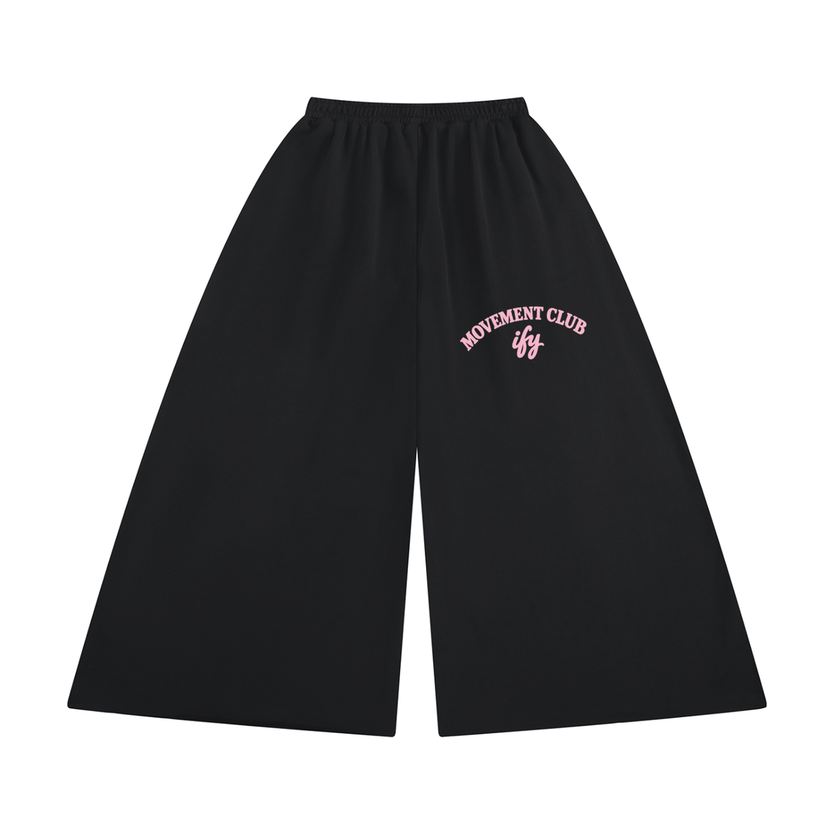 Raw-Edge Wide-Leg Sweatpants & Sweatshirt Co-ords