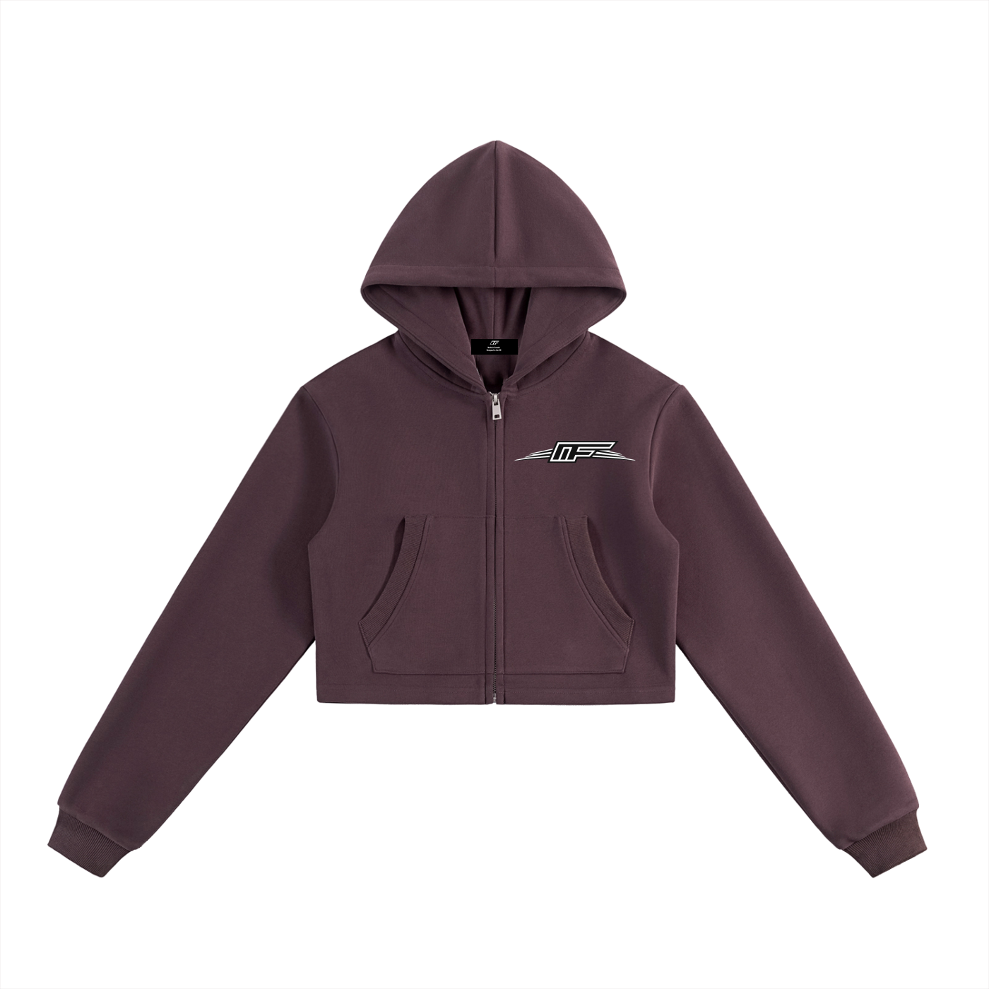Stylish Cropped Zip-Up Hoodie for Women – Elevate Your Everyday Look