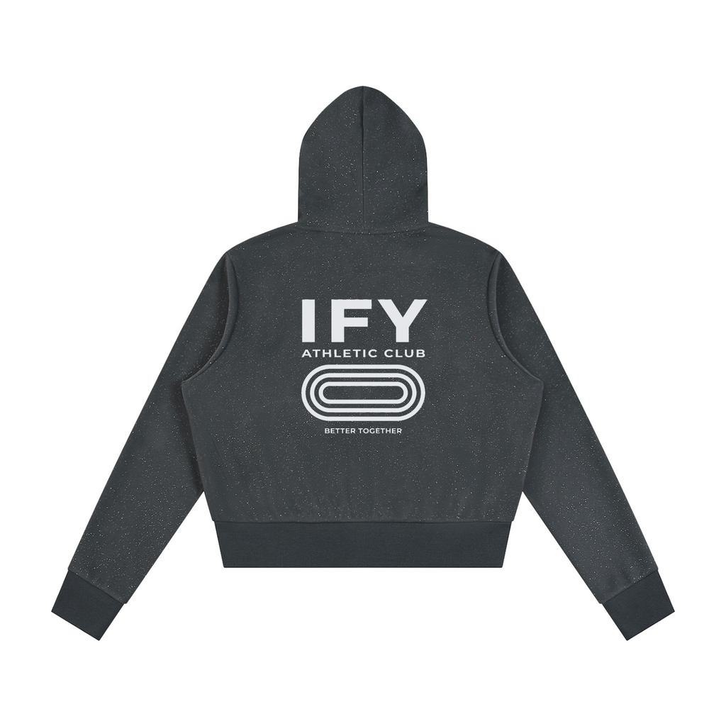 Sparkles Fleece Full Zip Hoodie
