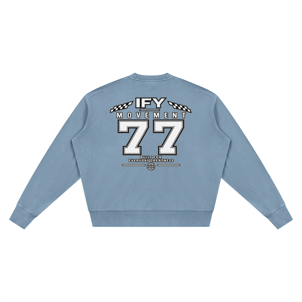 Unisex Vintage Wash Crewneck Sweatshirt