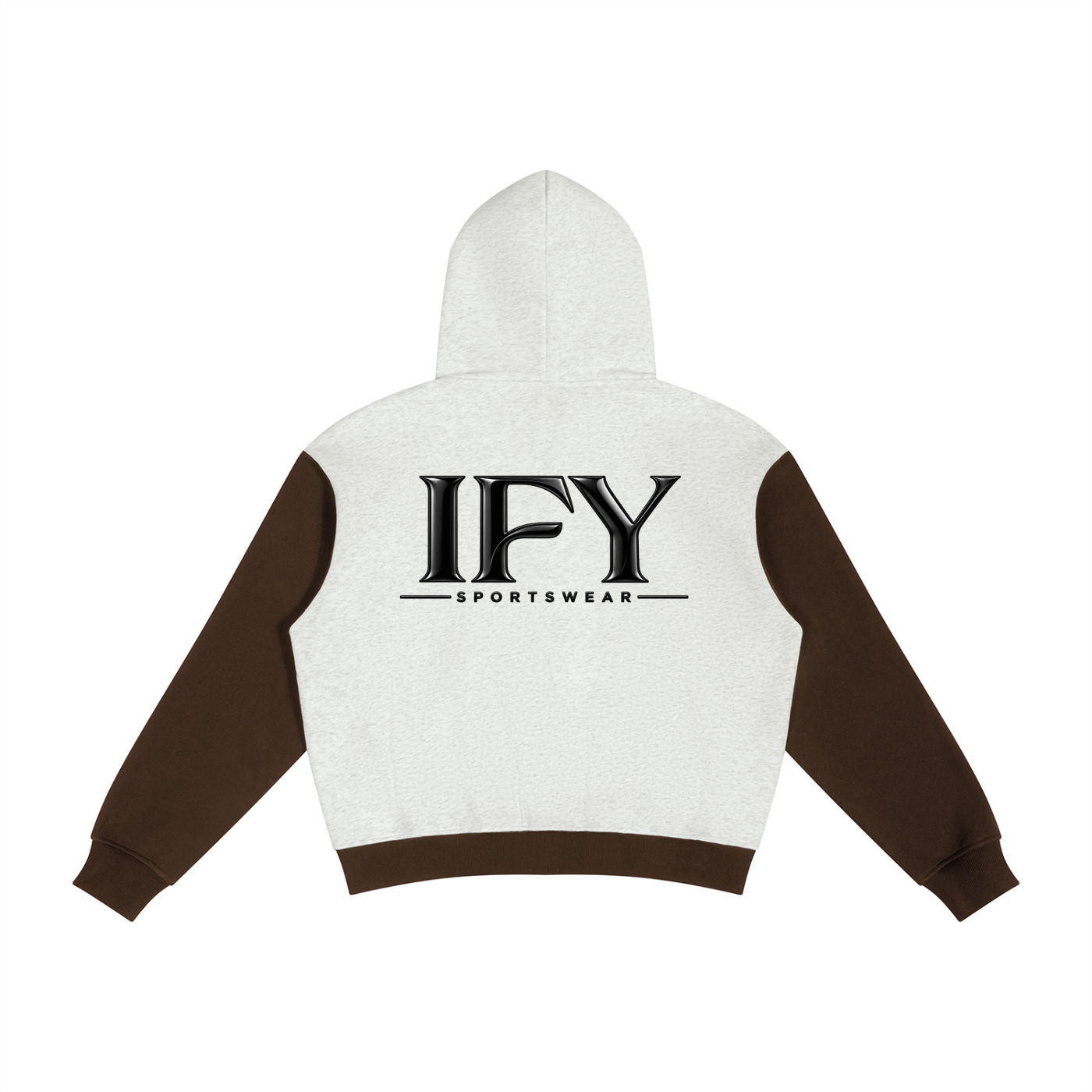 Unisex Color Block Fleece Full Zip Hoodie