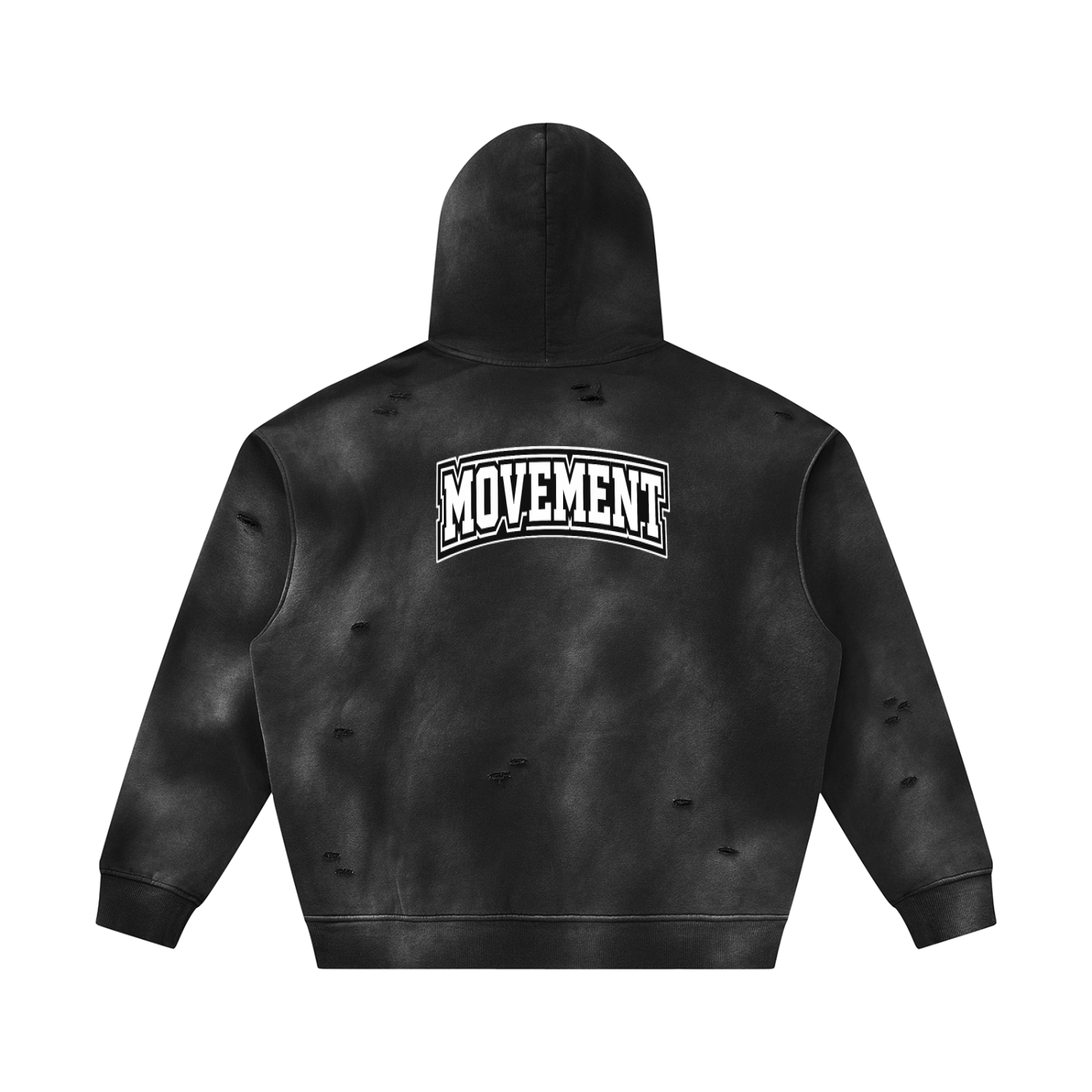 Unisex Frayed Fleece Hoodie for Ultimate Comfort and Style