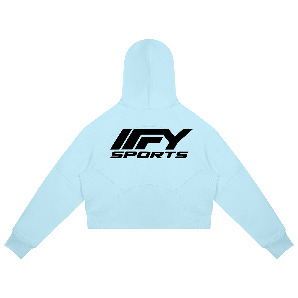 Cropped Zip Hoodie & Wide-Leg Fleece Set