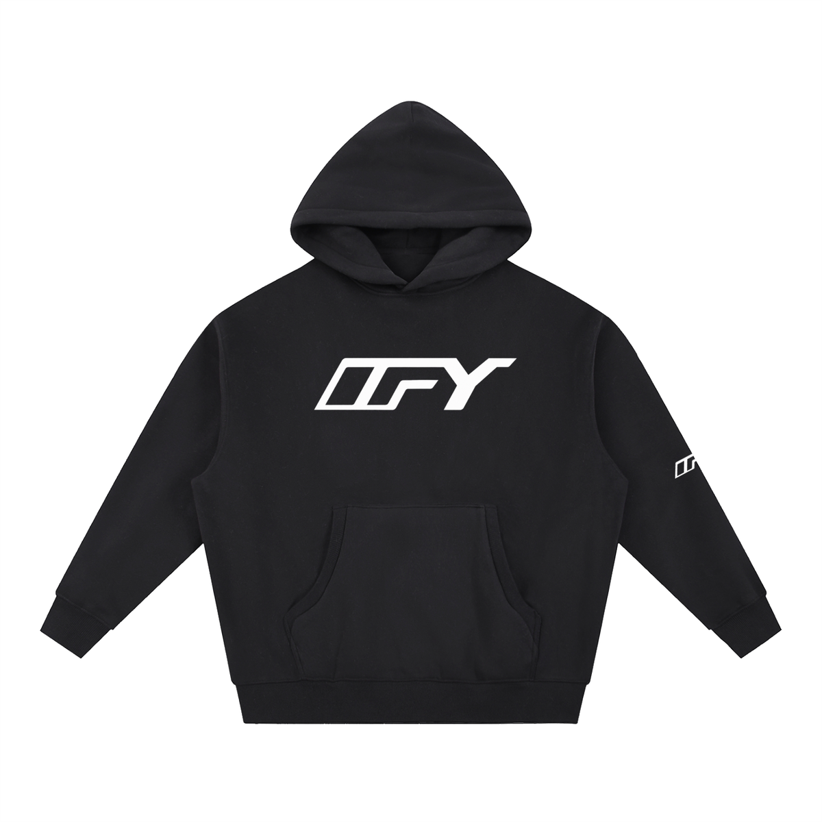Essential Oversized Boxy Fit Fleece Hoodie