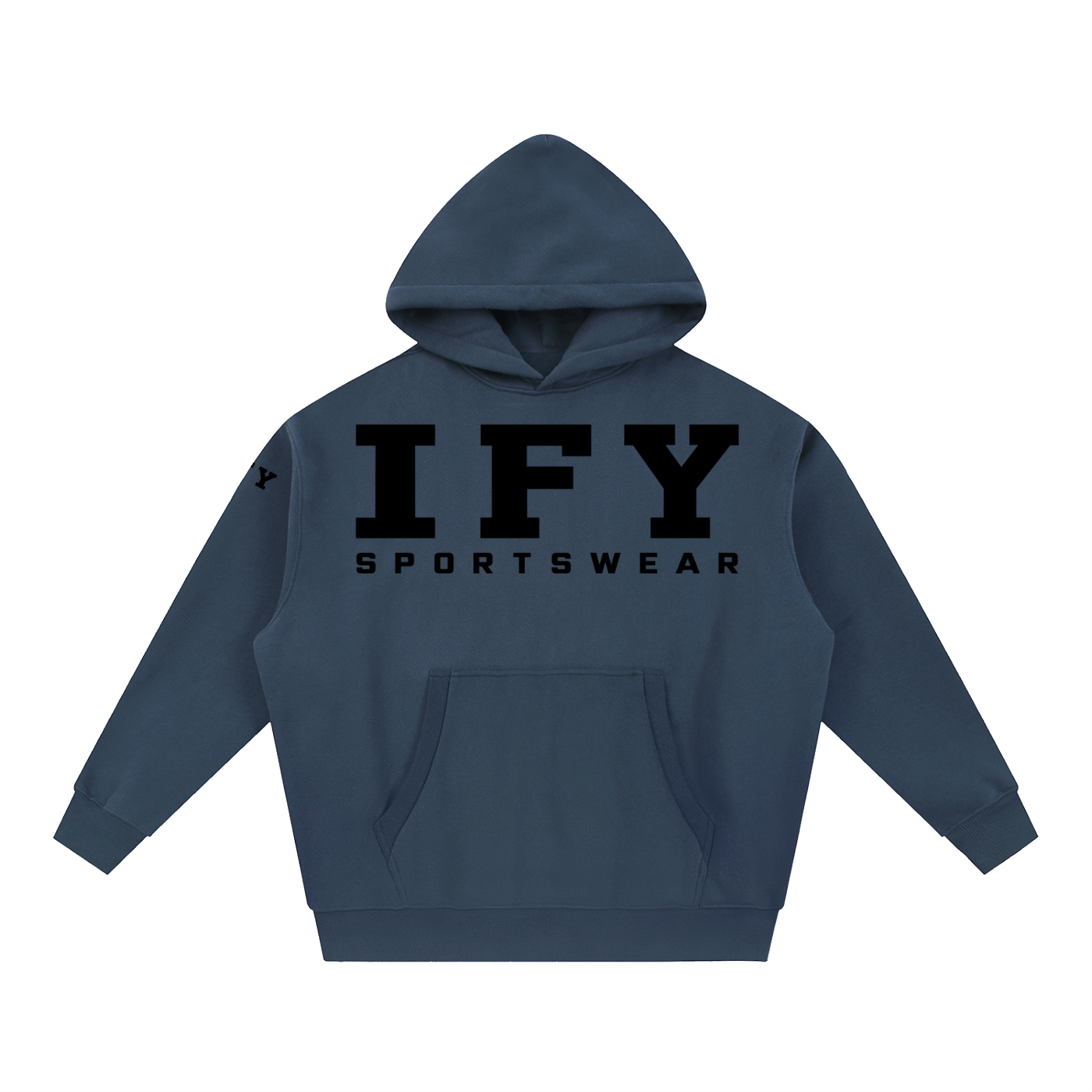 Essential Oversized Boxy Fit Fleece Hoodie