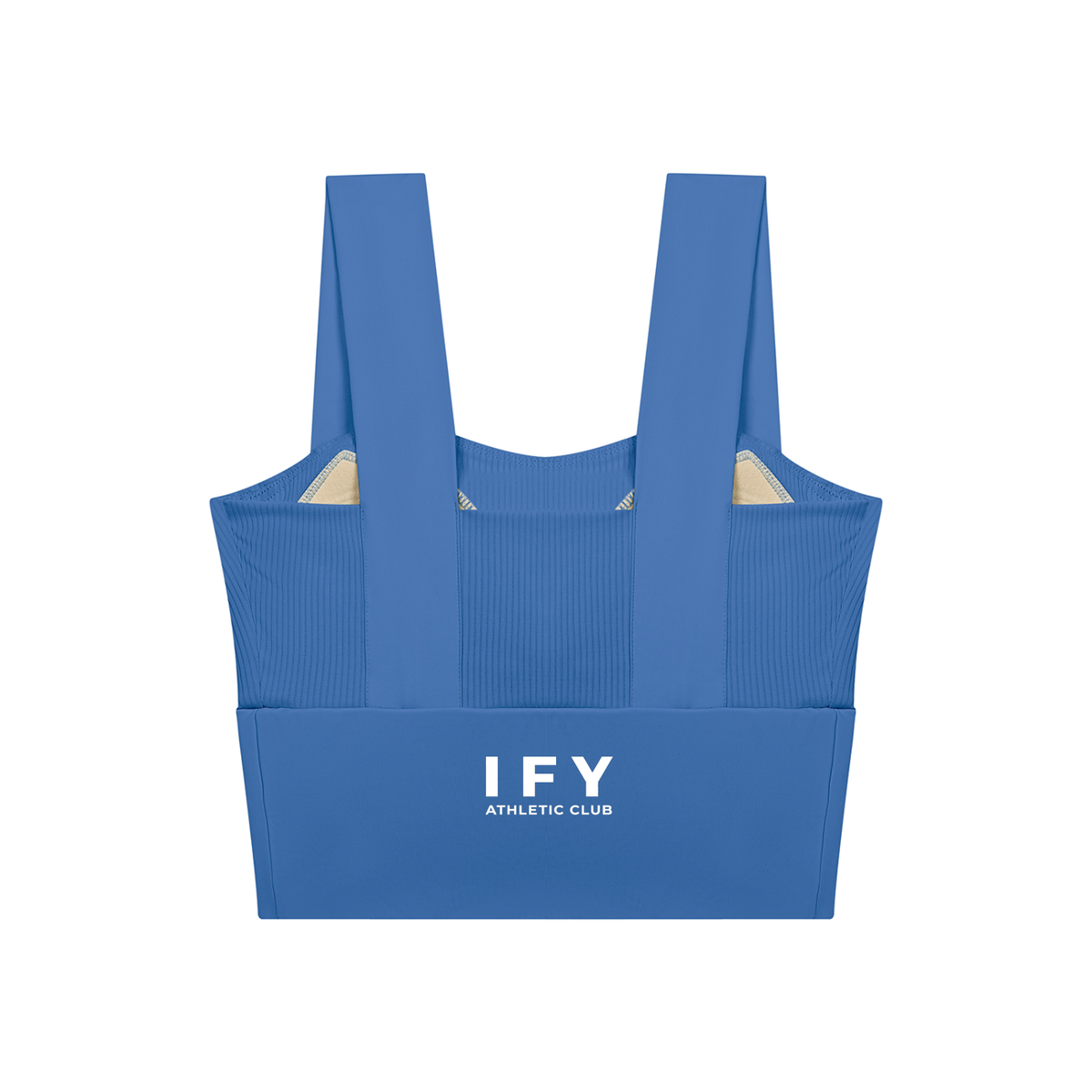 Square-Neck Yoga Crop Tank