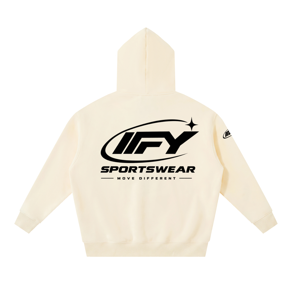 Essential Oversized Boxy Fit Fleece Hoodie