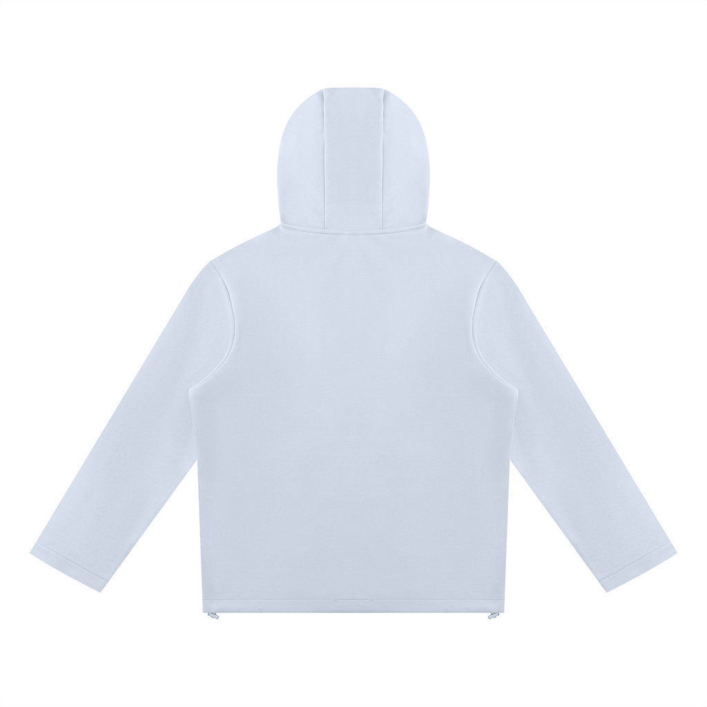 Unisex Paneled Full Zip Hoodie