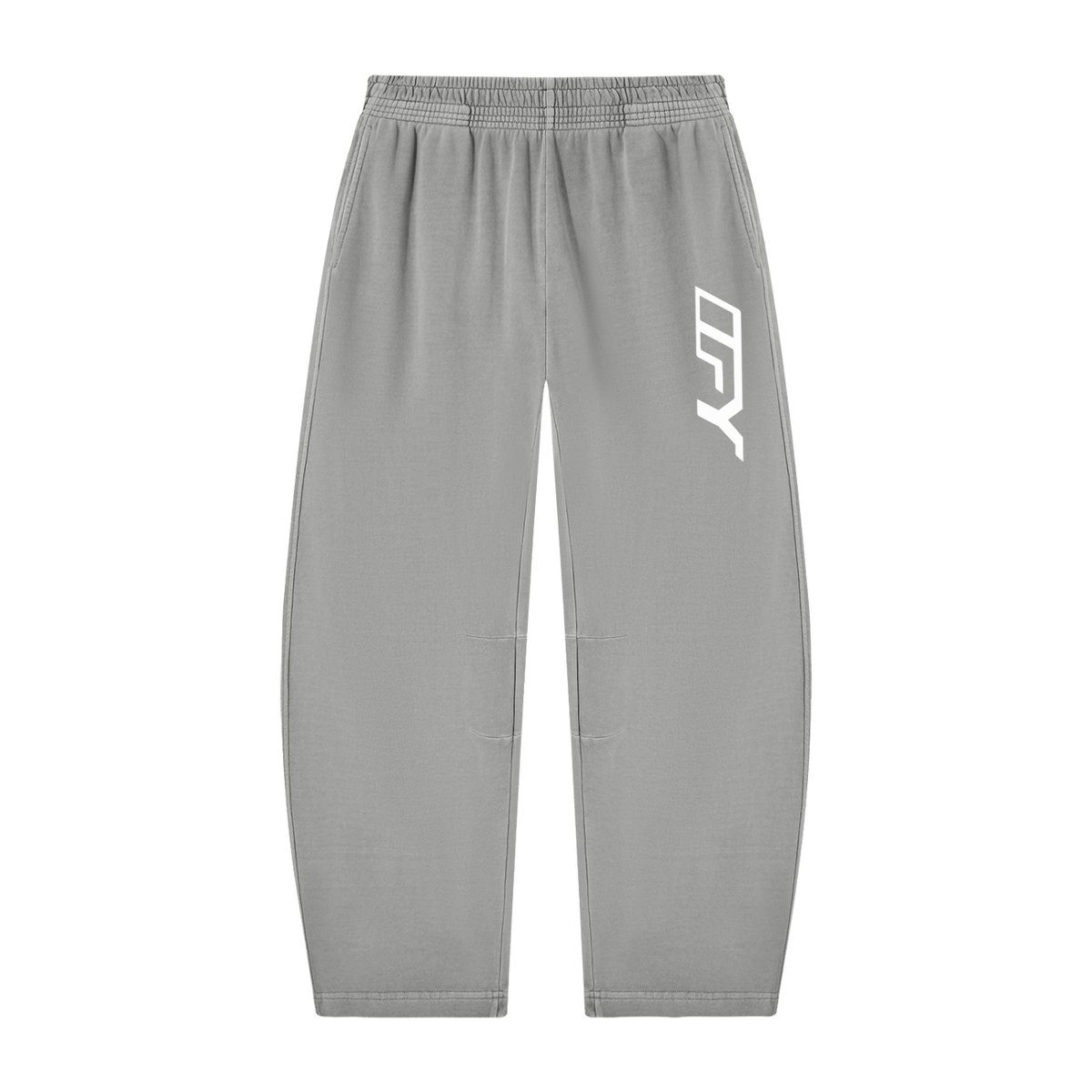 Unisex Vintage Washed Barrel Leg Sweatpants