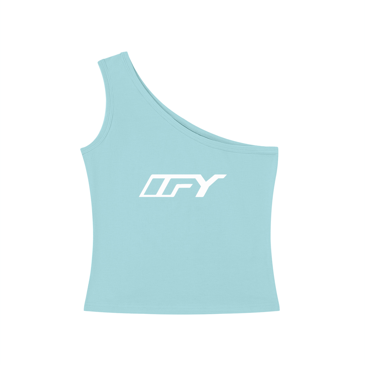 Women's One-Shoulder Crop Tank Top