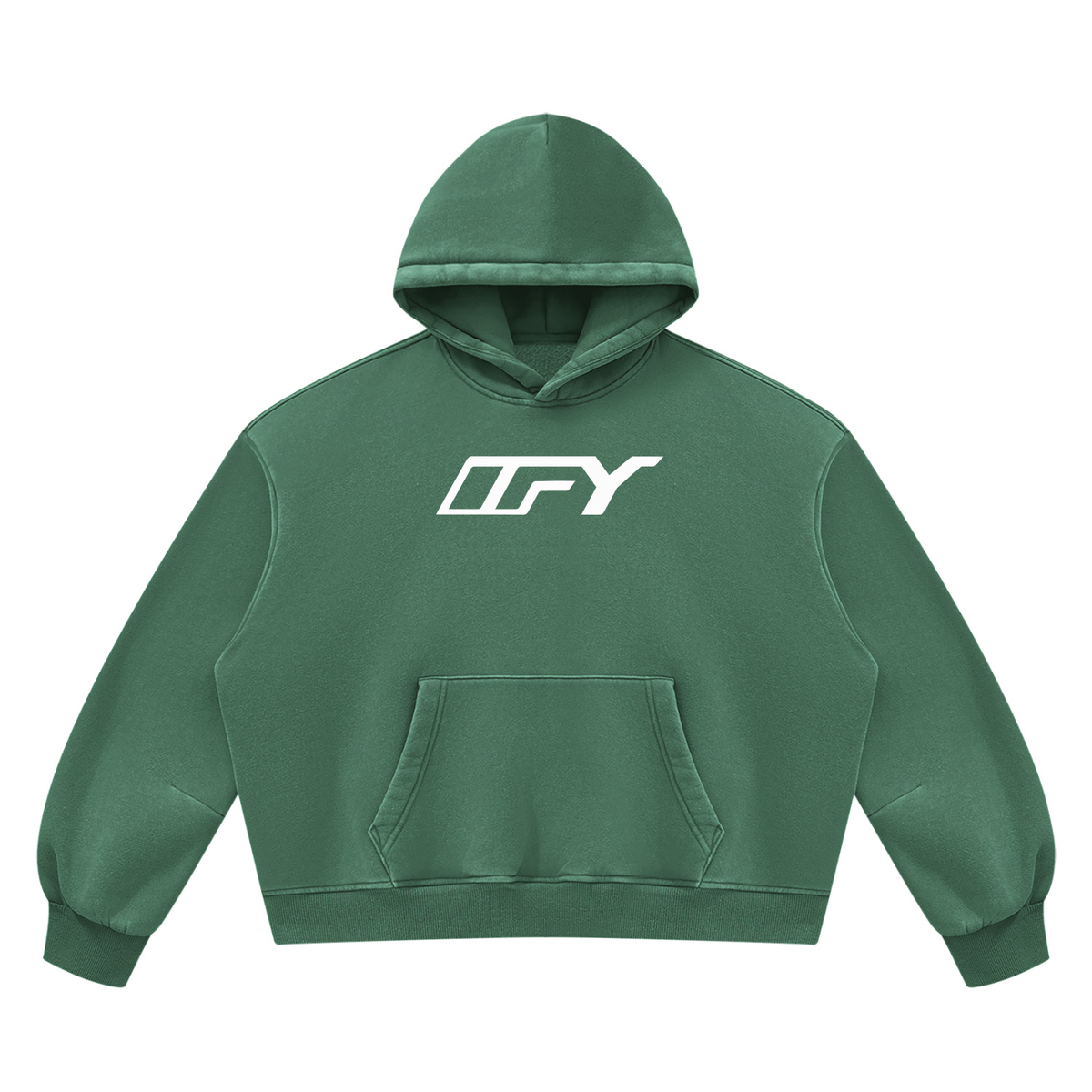 Unisex Vintage Wash Boxy Fleece Hoodie