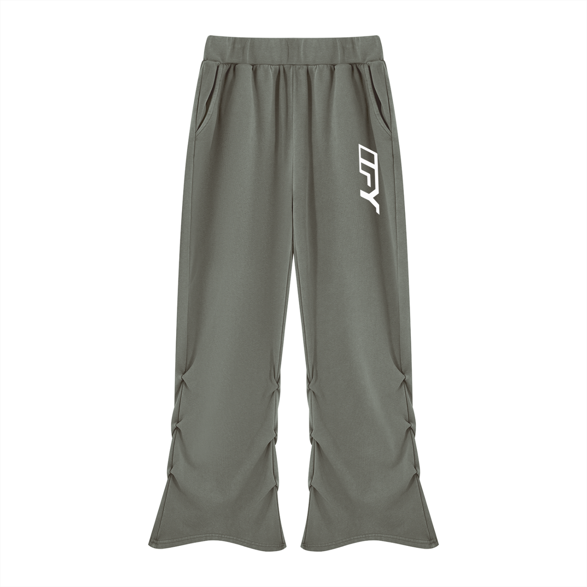 Women’s Vintage Wash Ruched Sweatpants
