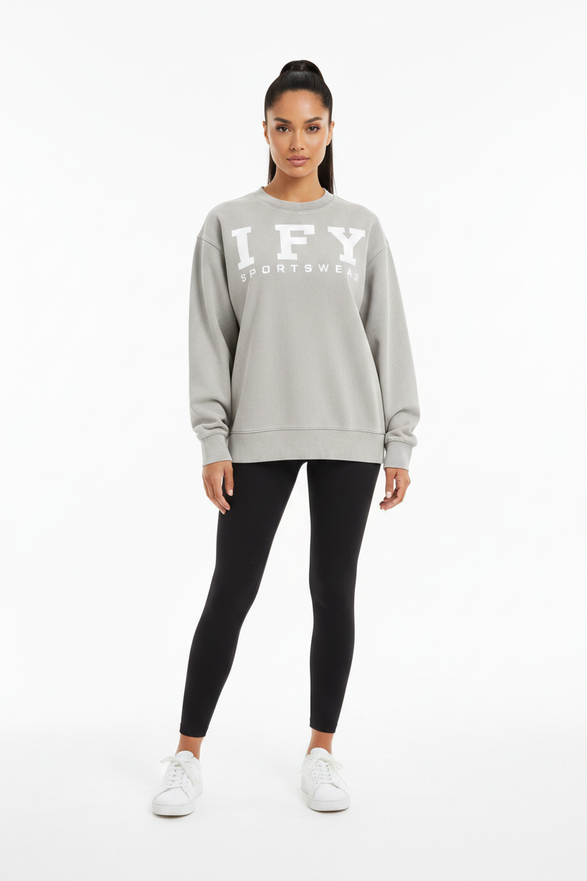 Unisex Vintage Wash Crewneck Sweatshirt