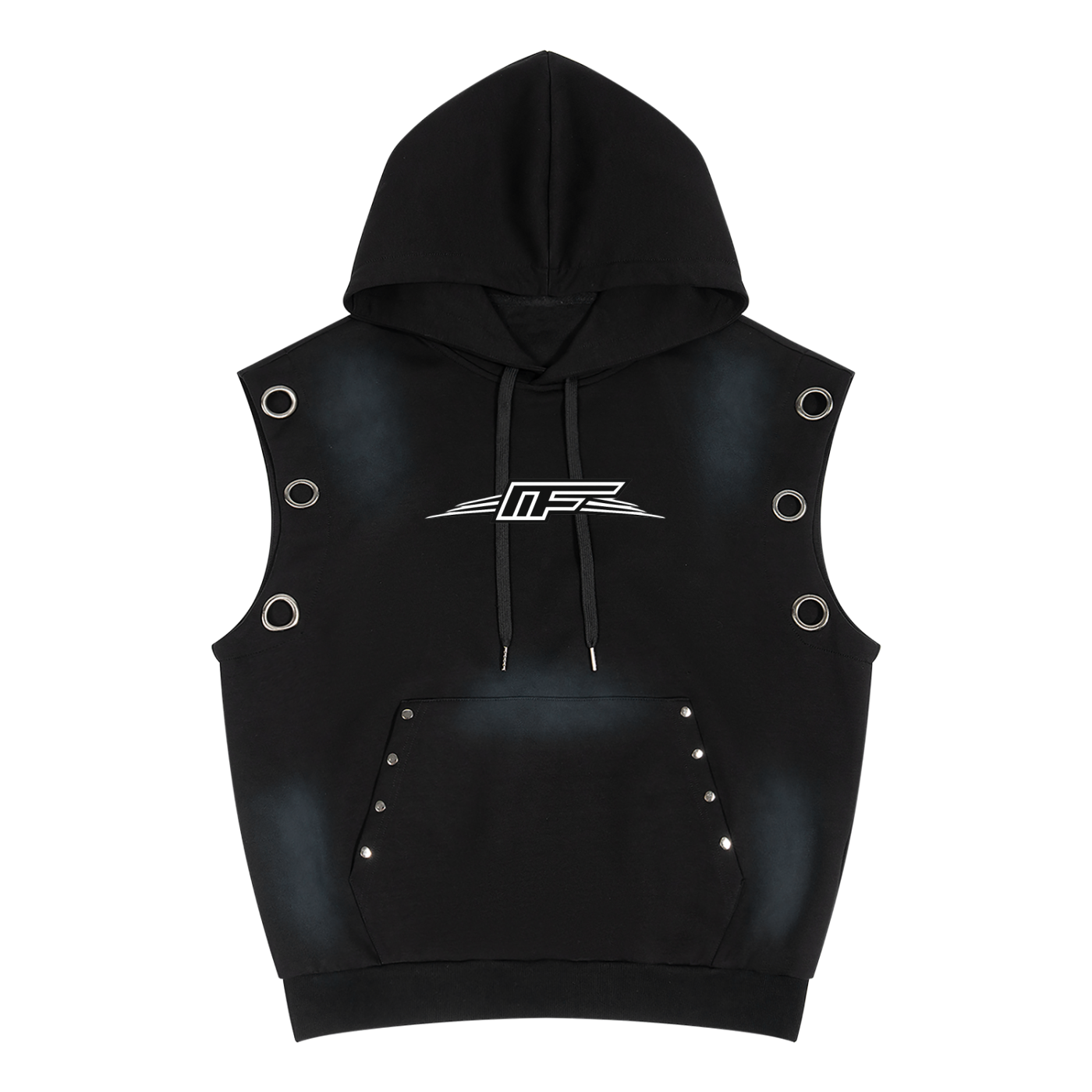 Unisex Vintage Wash Sleeveless Hoodie – Effortless Style for Every Moment