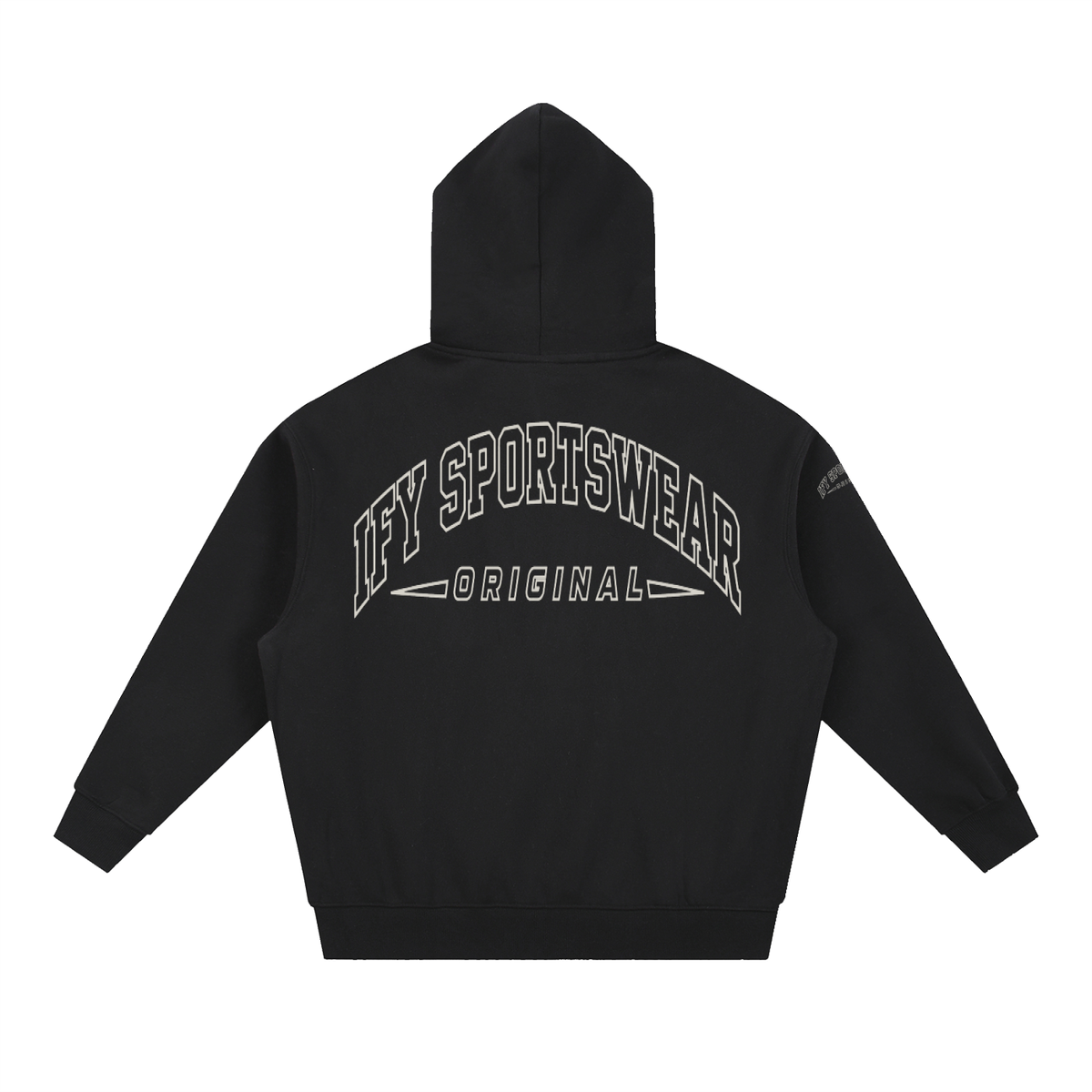 Oversized Boxy-Fit Fleece Hoodie