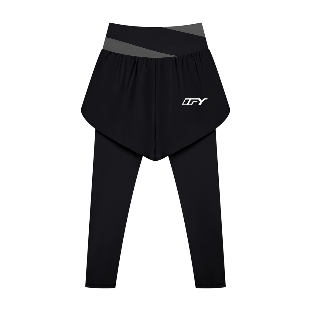 Women's Paneled High Waisted Yoga Leggings