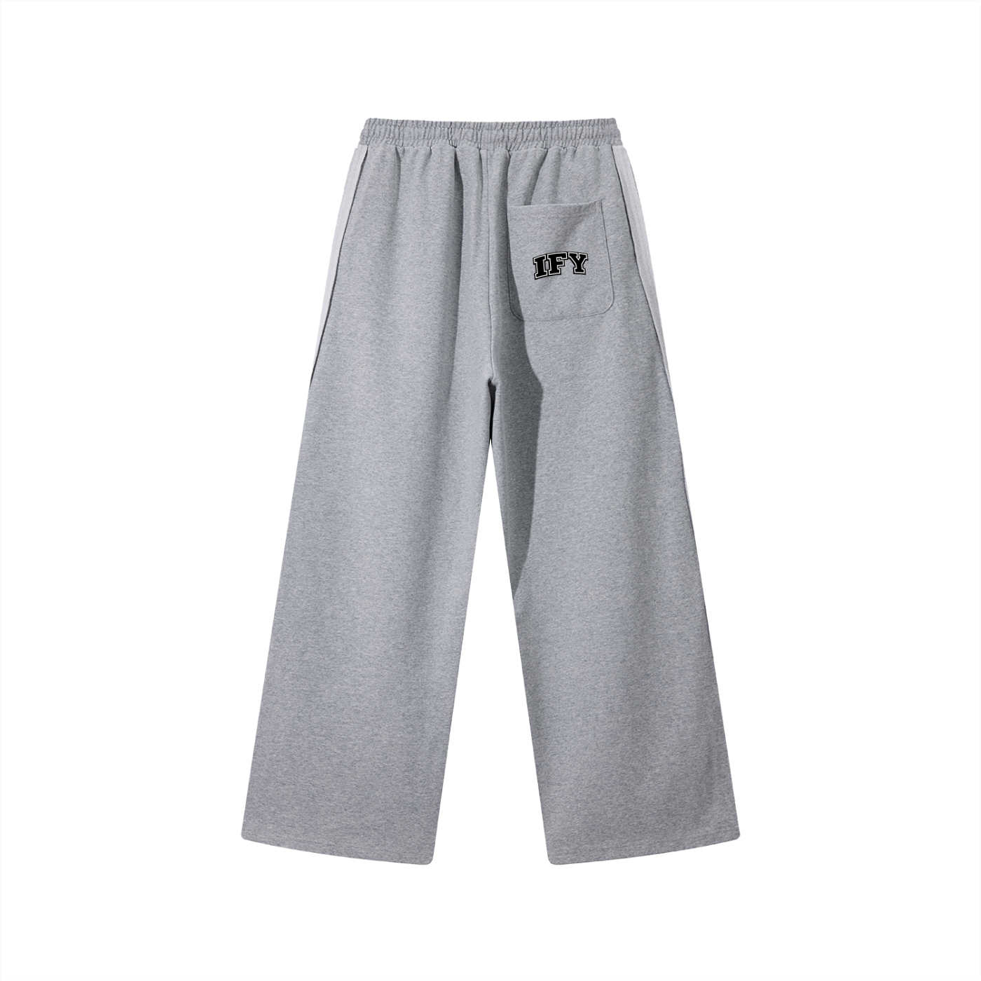 Contrast Tape Straight-Leg Sweatpants