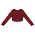 Cotton-Rich Cropped Long-Sleeve T-Shirt