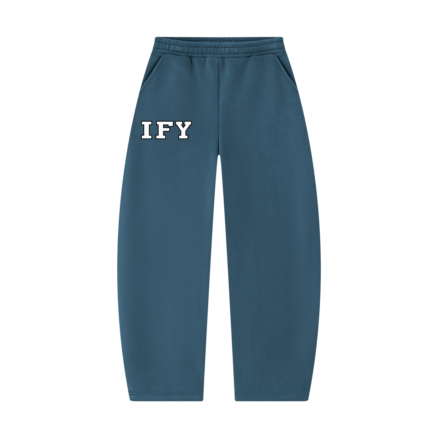 Unisex Barrel Leg Sweatpants