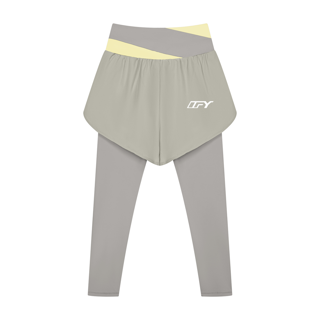 Women's Paneled High Waisted Yoga Leggings