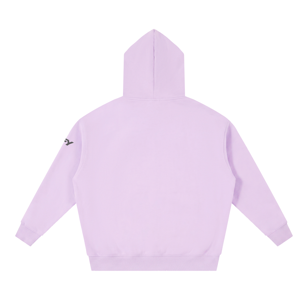 Oversized Boxy-Fit Fleece Hoodie