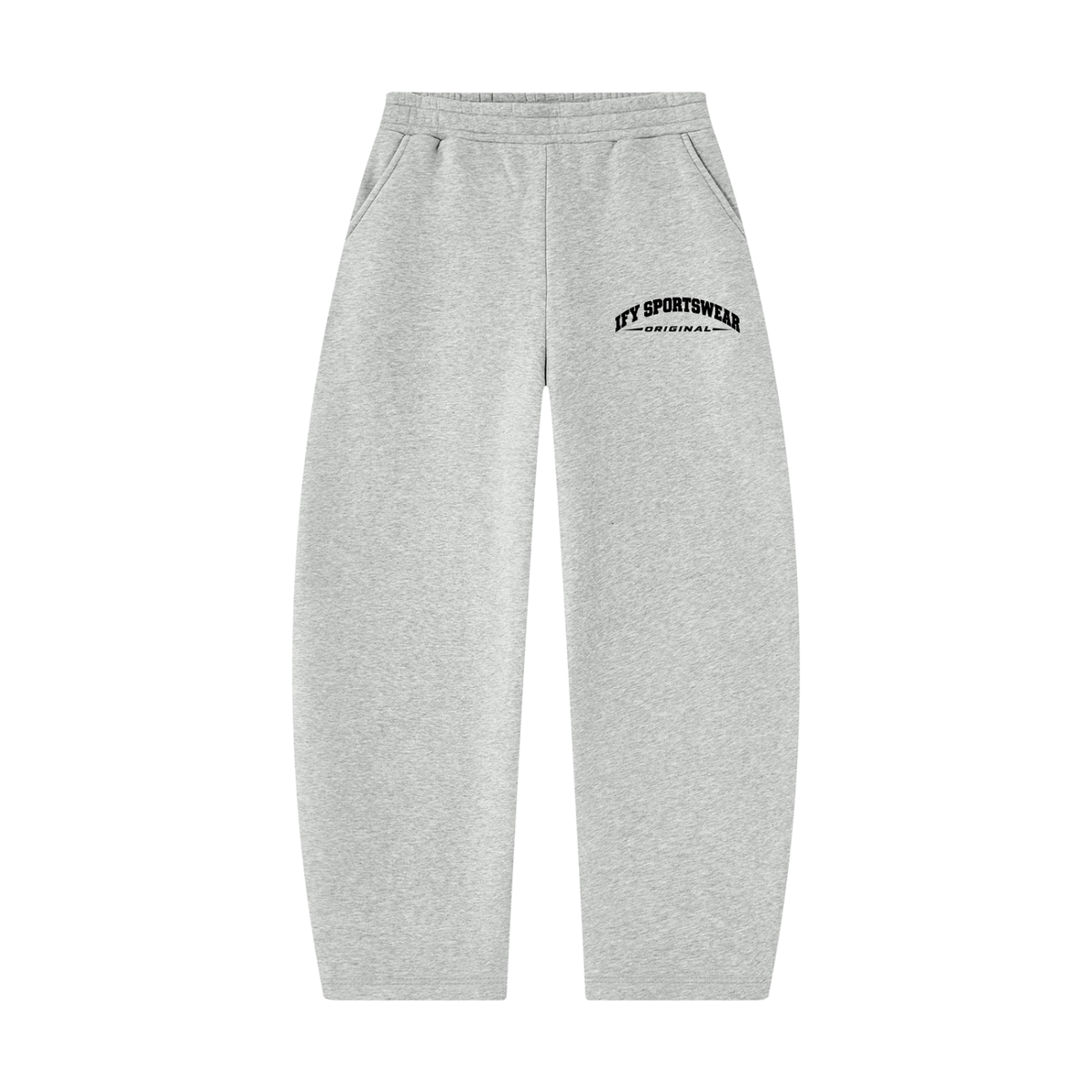Unisex Barrel-Leg Sweatpants