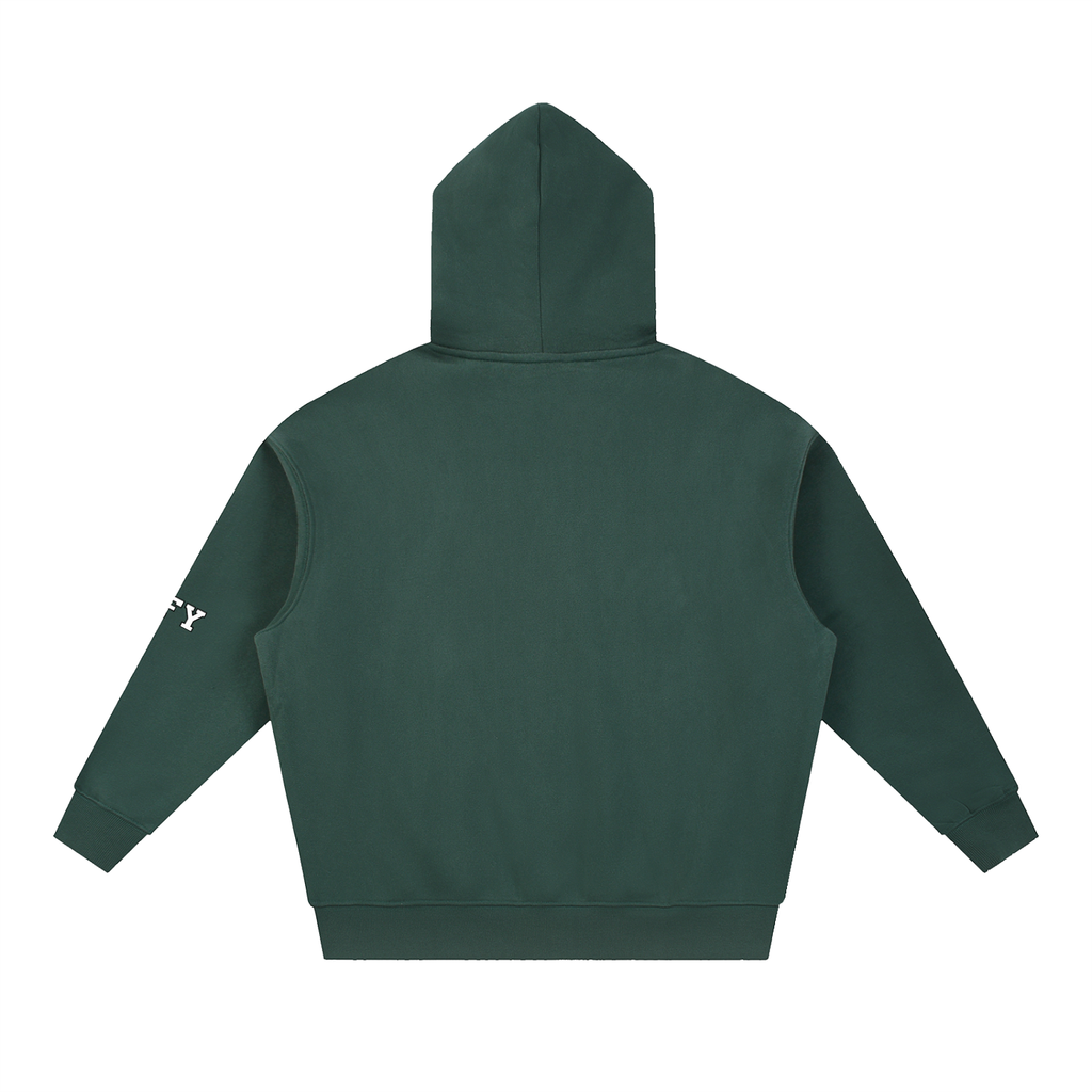Essential Oversized Boxy Fit Fleece Hoodie