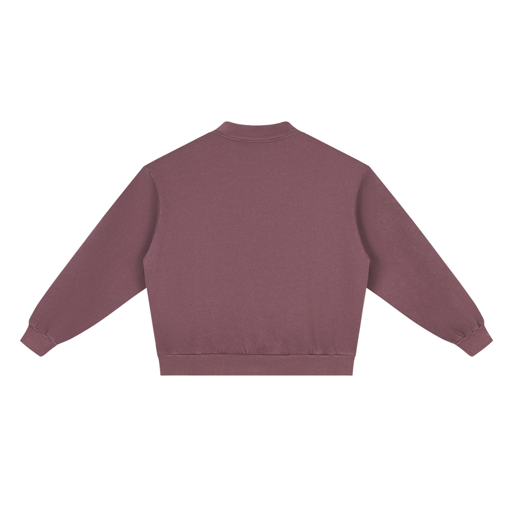 Unisex Vintage Wash Fleece Quarter Zip Sweatshirt