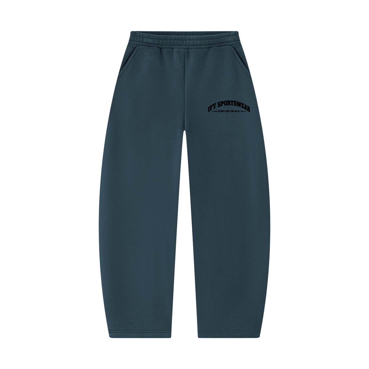 Unisex Barrel-Leg Sweatpants