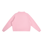 Women's Fleece Mock-Neck Sweatshirt: Cozy Comfort for Every Occasion