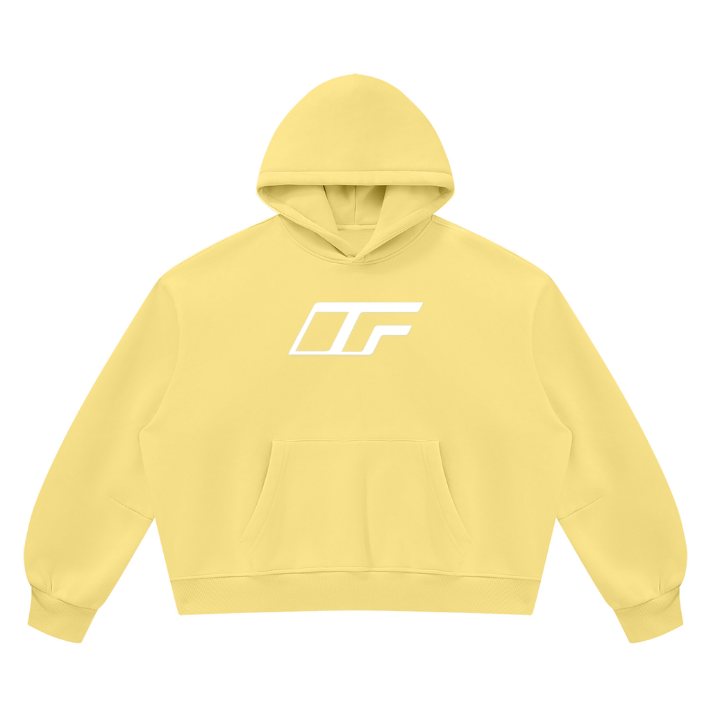 Unisex Vintage Wash Boxy Fleece Hoodie