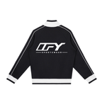 Color Block Raglan Sleeve Zip Track Jacket