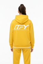 Unisex Oversized Color Block Fleece Hoodie