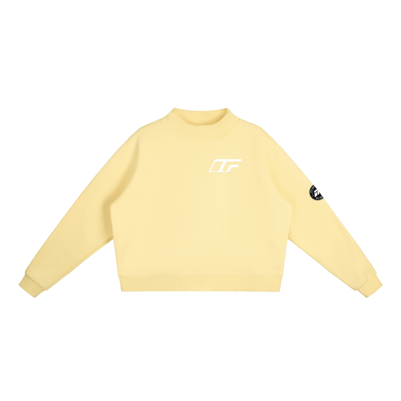 Elevate Your Style with Our Women's Fleece Mock-Neck Sweatshirt