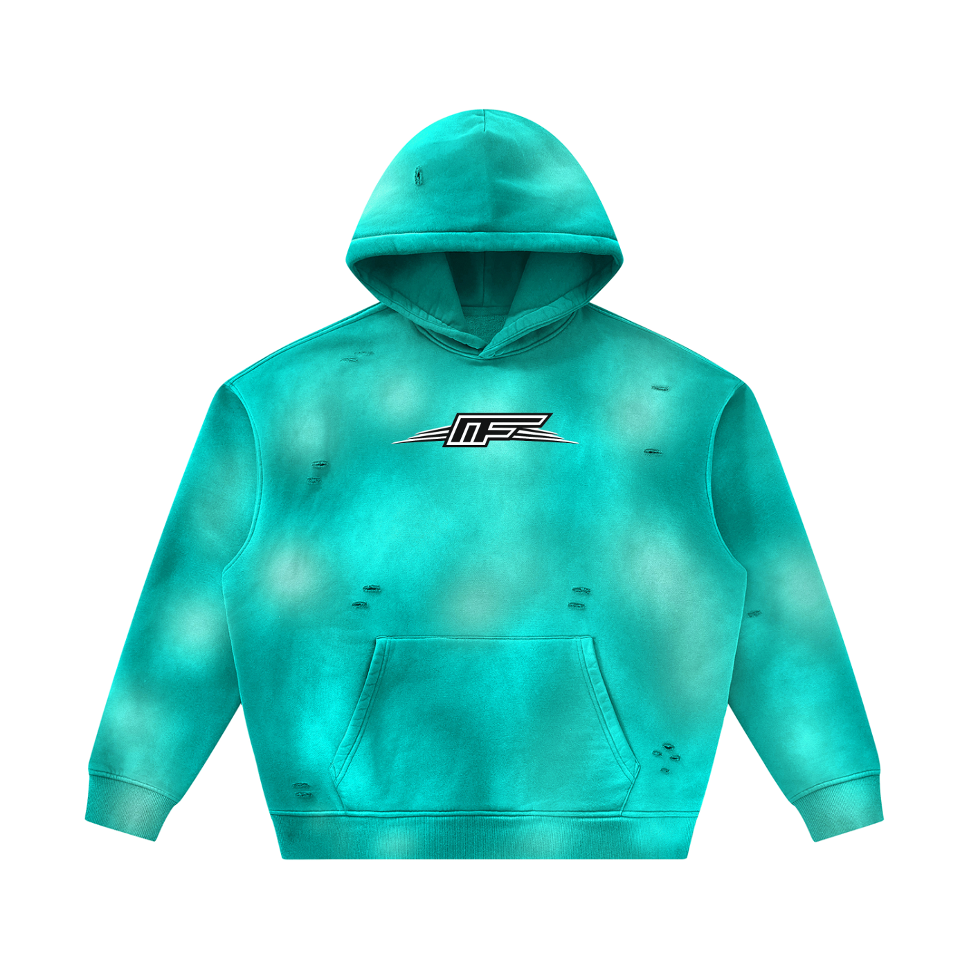 Unisex Frayed Fleece Hoodie - Elevate Your Casual Wardrobe