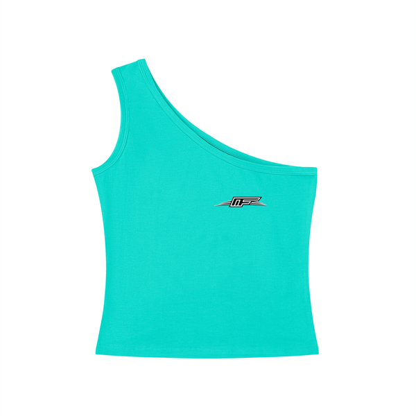 Women's One-Shoulder Crop Tank Top