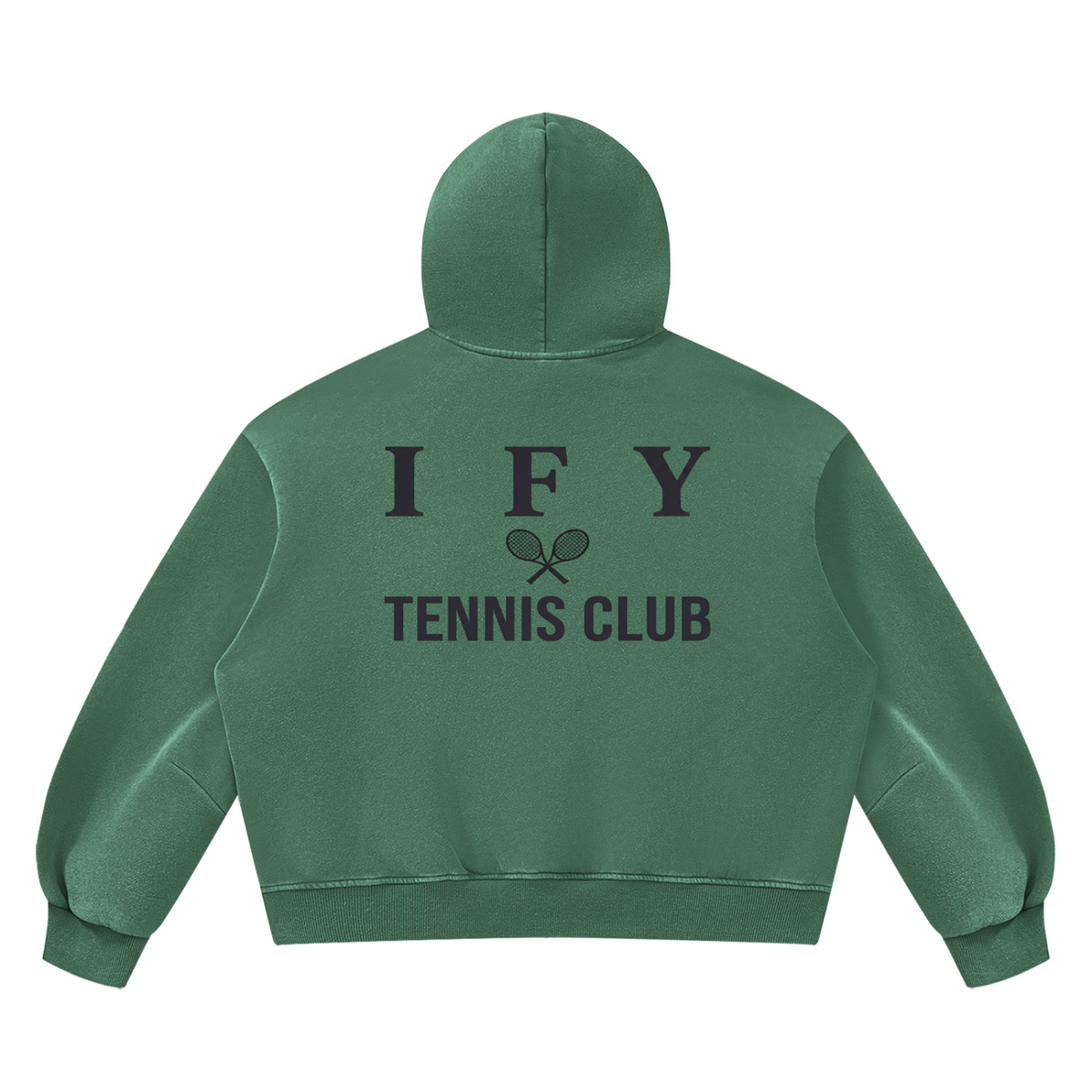 Vintage Wash Boxy Fleece Hoodie